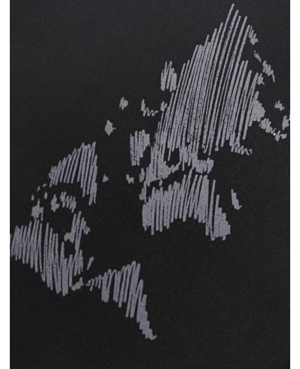 Футболка мужская черный_карта