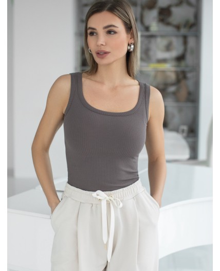 Топ женский кофейный