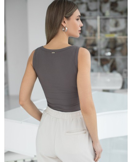 Топ женский кофейный
