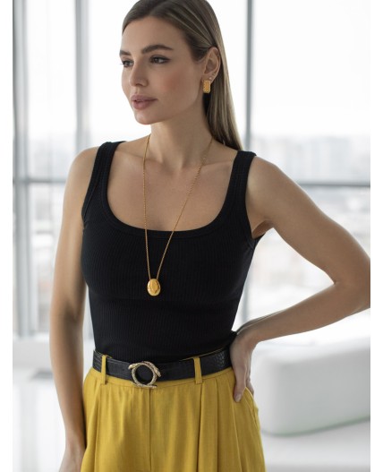 Топ женский черный