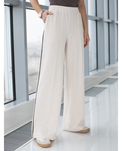 Брюки женские бежевый меланж