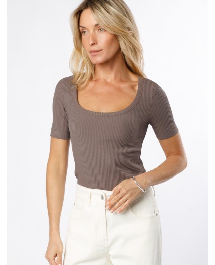 Футболка женская кофейный