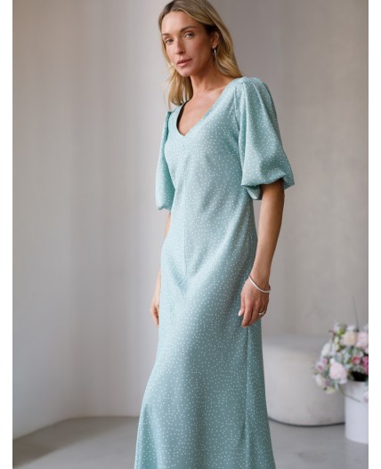 Платье женское голубой