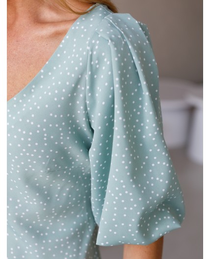 Платье женское голубой