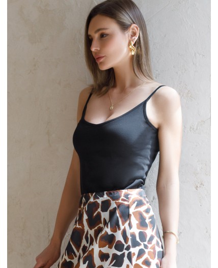 Топ женский черный