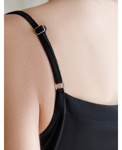 Топ женский черный