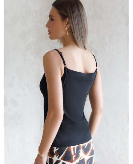 Топ женский черный