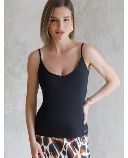 Топ женский черный