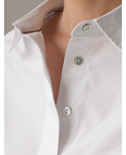 Блузка женская натуральный белый