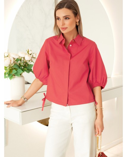 Блузка женская темно-красный
