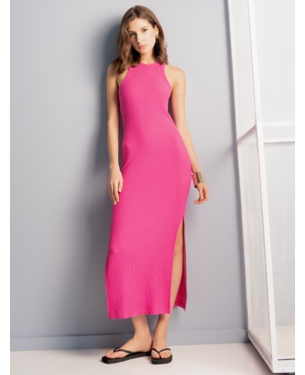 Платье женское фуксия
