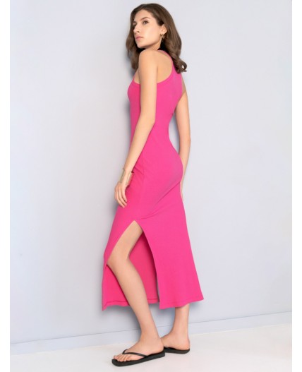 Платье женское фуксия