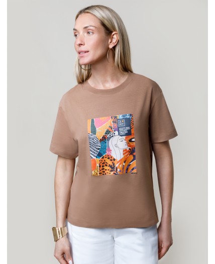 Футболка женская карамель_art poster