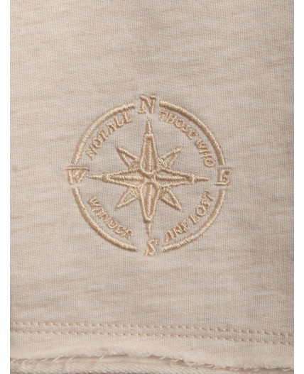 Шорты мужские бежевый меланж