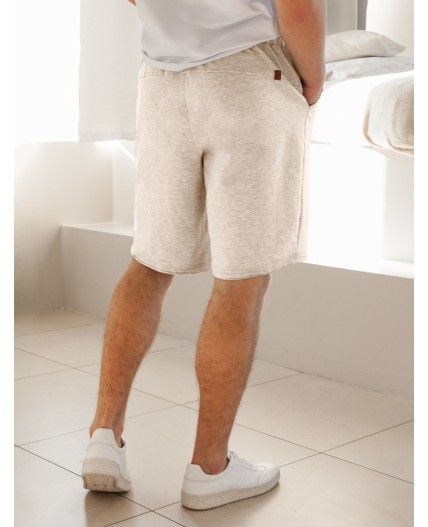 Шорты мужские бежевый меланж
