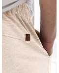 Шорты мужские бежевый меланж
