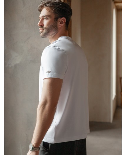 Футболка мужская белый_yachting