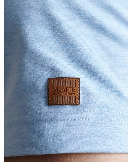 Футболка мужская голубой меланж_regatta