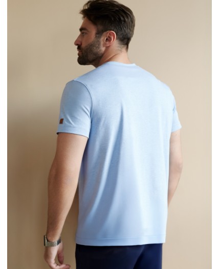 Футболка мужская голубой меланж_regatta