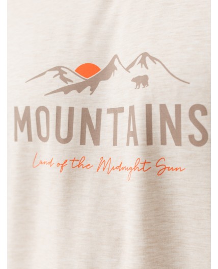 Футболка мужская овсяный меланж_горы