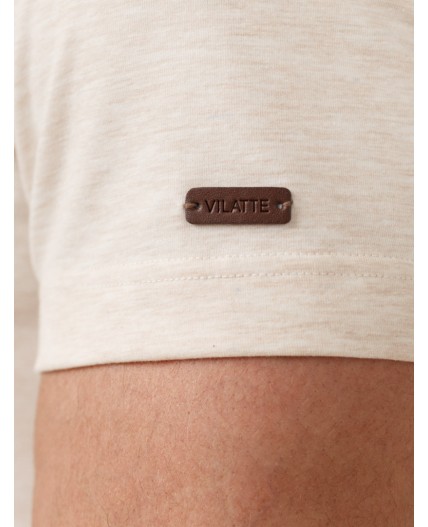 Футболка мужская овсяный меланж_горы