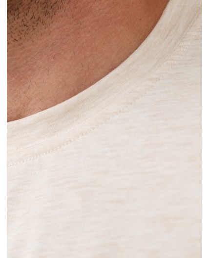 Футболка мужская овсяный меланж_горы