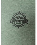 Футболка мужская св.оливковый меланж_adventure