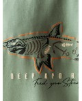 Футболка мужская св.оливковый_shark