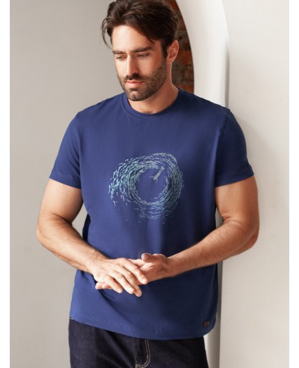 Футболка мужская т.синий_ocean
