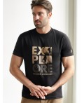 Футболка мужская черный_explore