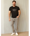 Футболка мужская черный_shark