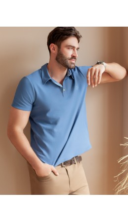 Футболка мужская св.синий