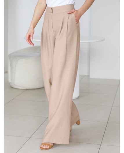 Брюки женские светло-бежевый