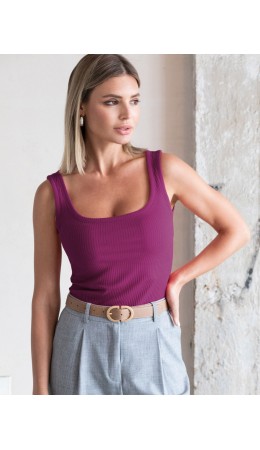 Топ женский пурпурный