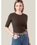 Футболка женская шоколад