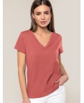 Футболка женская терракота