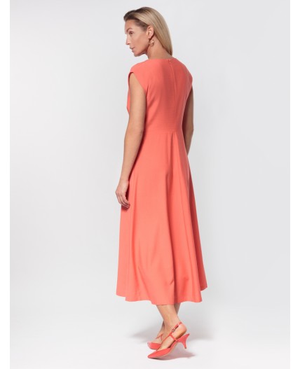 Платье женское коралловый