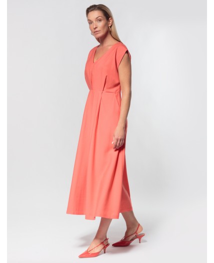Платье женское коралловый