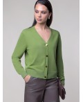 Кардиган женский зеленый