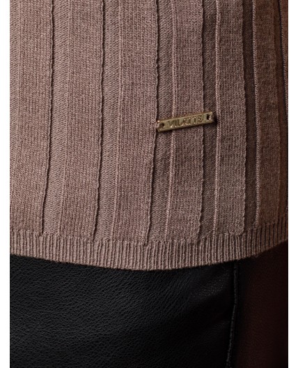 Джемпер женский кофейный