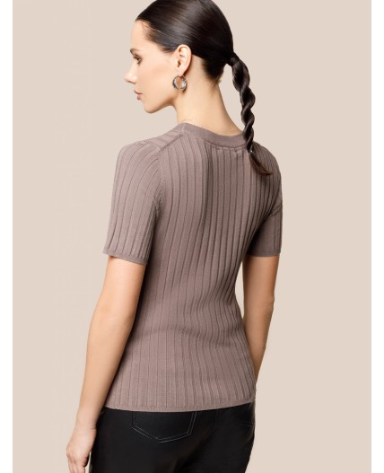 Джемпер женский кофейный