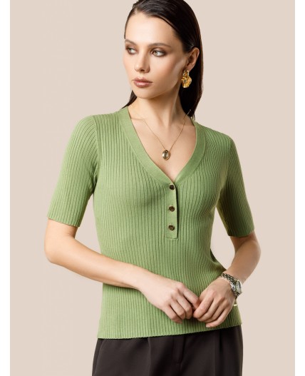Джемпер женский зеленый