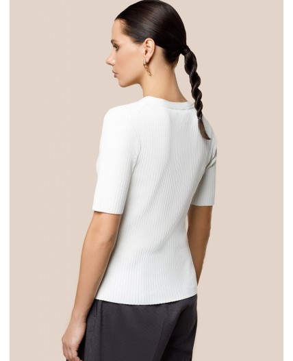 Джемпер женский натуральный белый