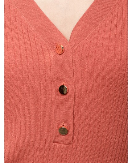 Джемпер женский терракотовый