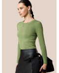 Джемпер женский зеленый