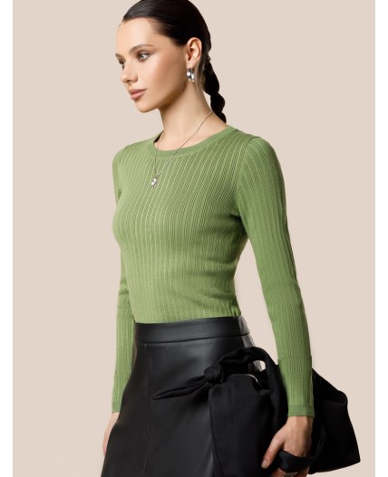 Джемпер женский зеленый