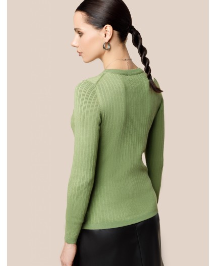 Джемпер женский зеленый