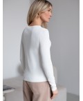 Джемпер женский натуральный белый