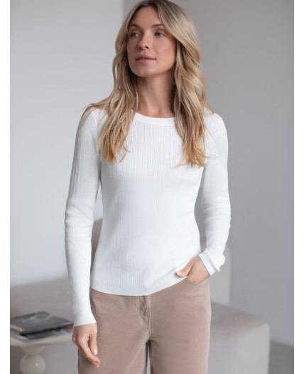 Джемпер женский натуральный белый