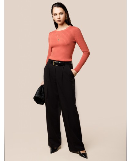 Джемпер женский терракотовый